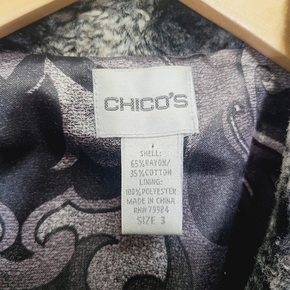 Chicos Sheared Vegan Fur Jacket - Picture 7 of 7